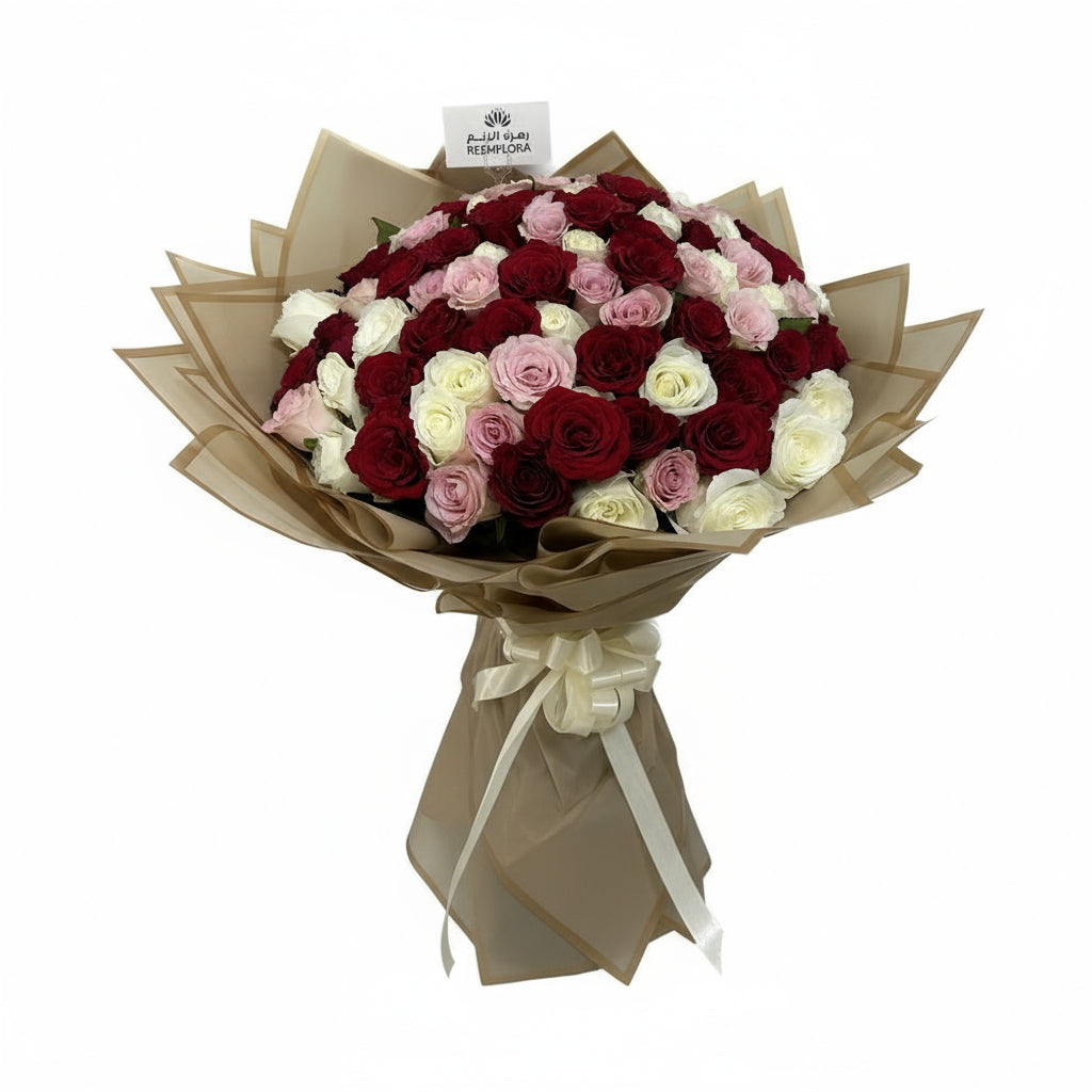 101 Roses in 3 colors