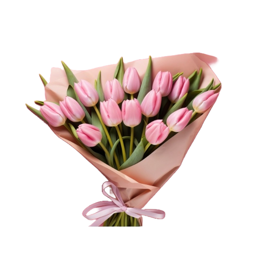 Pink Tulips Bouquet